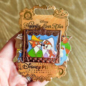 Disney Limited Edition 2,400 Robin Hood Slider Pin Happily Ever After Series